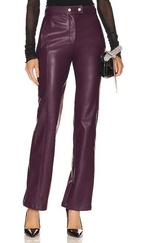 Dahlia Straight Leg Pant in Wine. - size 10 (also in 4) - SIMKHAI - Modalova