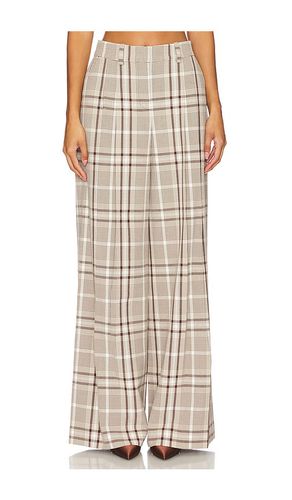 Leroy Pleated Wide Leg Pant in Tan. - size 0 (also in 2, 4, 8) - SIMKHAI - Modalova