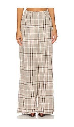 Leroy Pleated Wide Leg Pant in Tan. - size 2 (also in 4, 8) - SIMKHAI - Modalova