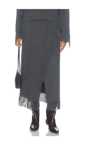 Casey Midi Skirt in Charcoal. - size L (also in M, S) - SIMKHAI - Modalova
