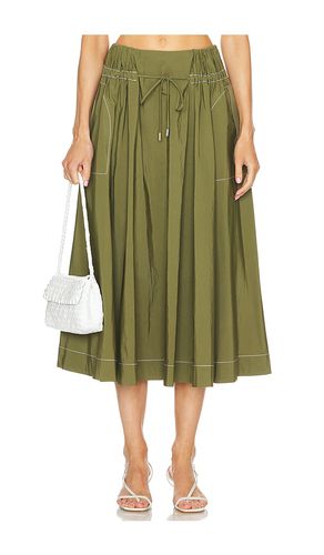 Tona Midi Skirt in Army. - size L (also in M, S) - SIMKHAI - Modalova