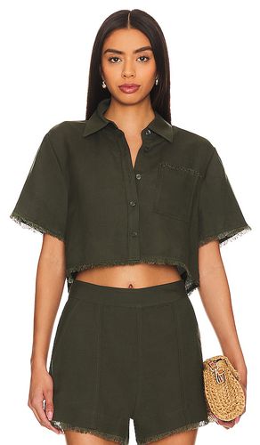 Solange Cropped Shirt in . Size M, XS - SIMKHAI - Modalova