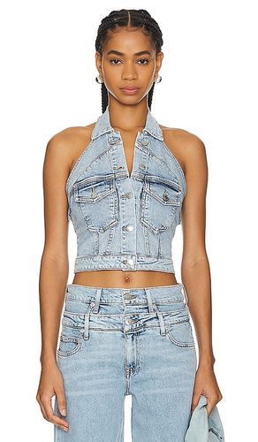 Lincoln Halter Top in Denim-Light. - size 10 (also in 4, 6) - SIMKHAI - Modalova