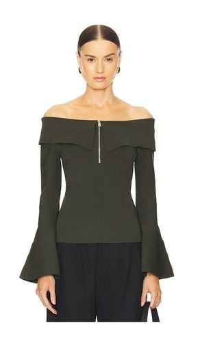 Rebecka off shoulder top en color verde talla M en - Green. Talla M (también en S, XS) - SIMKHAI - Modalova