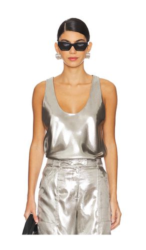 Top metálico en color metálico talla M en - Metallic Silver. Talla M (también en S, XS) - SIMKHAI - Modalova