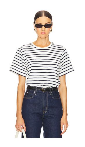 Jojo Short Sleeve Cropped Tee in Navy. - size L (also in M, S, XS) - SIMKHAI - Modalova