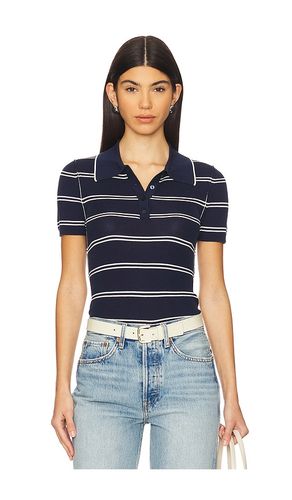 Matty Short Sleeve Polo in Navy. - size M (also in S) - SIMKHAI - Modalova