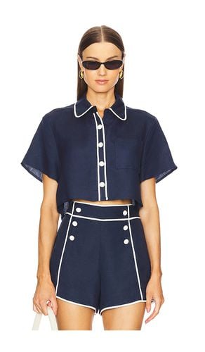 Solange Short Sleeve Cropped Tee in . Taglia M, S - SIMKHAI - Modalova