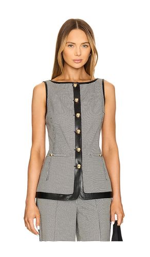 Cressida Sleeveless Button Top in Black,White. - size 0 (also in 00, 10, 2, 4, 6) - SIMKHAI - Modalova