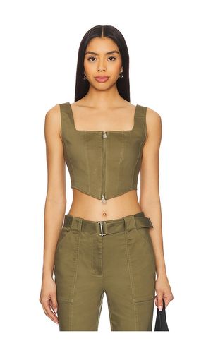 Kateri Bustier Top in Army. - size 0 (also in 10, 2, 4, 6, 8) - SIMKHAI - Modalova