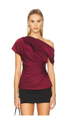 Phoebe Draped Top in Red. - size 0 (also in 10, 2, 4, 6, 8) - SIMKHAI - Modalova