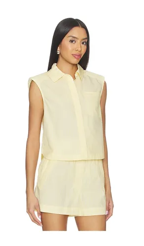 Winslow Short Sleeve Cropped Shirt in . Size M. Also in S, XS - SIMKHAI - Modalova