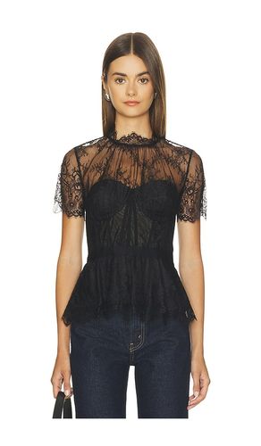 BUSTIER-TOP MIT KURZEN ÄRMELN AUS DESSOUS-SPITZE KEHLANI in . Größe 10. Also in 2, 4, 6, 8 - SIMKHAI - Modalova
