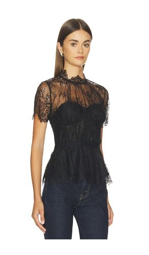 Kehlani Lingerie Lace Short Sleeve Bustier Top in . Größe 0. Also in 2, 4, 6, 8, 10 - SIMKHAI - Modalova