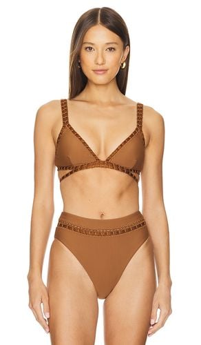 Catina Bikini Top in Brown. - size L (also in M) - SIMKHAI - Modalova