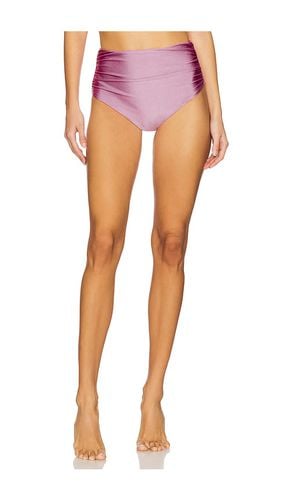 Lilly Ruched Bikini Bottom in Pink. - size L (also in M, S, XS) - SIMKHAI - Modalova