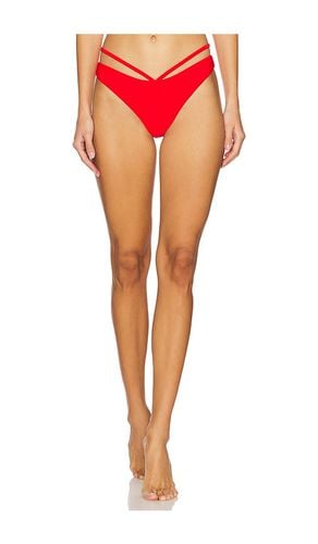 Emmalynn Strappy Bikini Bottom in Red. - size L (also in M, S, XS) - SIMKHAI - Modalova