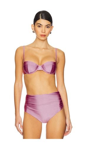 Constantine Bustier Bikini Top in Pink. - size M (also in L, S, XS) - SIMKHAI - Modalova