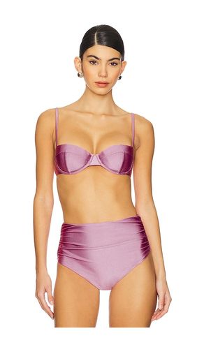 Constantine Bustier Bikini Top in Pink. - size S (also in XS) - SIMKHAI - Modalova