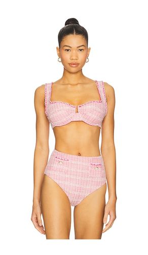 Klara Balconette Bikini Top in Pink. - size L (also in M, S, XS) - SIMKHAI - Modalova