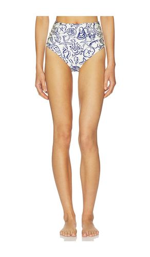 Teya High Waisted Bikini Bottom in Navy. - size M (also in S, XS) - SIMKHAI - Modalova