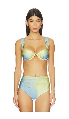 Anniston Bikini Top in Blue,Yellow. - size L (also in M, S, XS) - SIMKHAI - Modalova