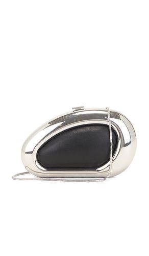 Luna Oval Clutch in Metallic - SIMKHAI - Modalova