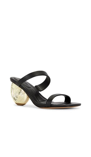 Marion Metallic Leather Shell Heel in . Size 38. Also in 39 - SIMKHAI - Modalova