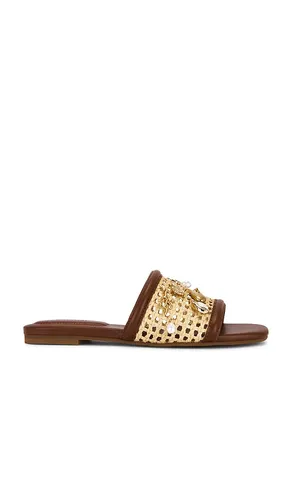 SANDALE CASPIAN RAFFIA NETTED FLAT in . Größe 36. Also in 37, 38 - SIMKHAI - Modalova