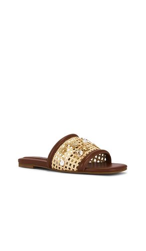 SANDALE CASPIAN RAFFIA NETTED FLAT in . Größe 37. Also in 38, 40 - SIMKHAI - Modalova