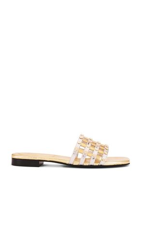 Rivet Flat Sandal in Metallic . - size 36 (also in 38, 39, 40) - SIMKHAI - Modalova