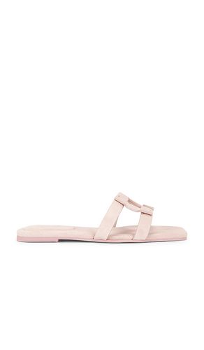 Monogram Suede Flat Slide in . Size 37. Also in 38 - SIMKHAI - Modalova