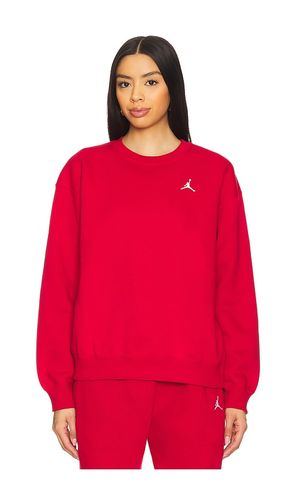Brooklyn Fleece Crewneck Sweatshirt in Red. - size M (also in S) - Jordan - Modalova