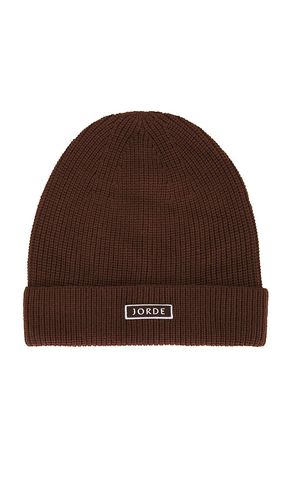 JORDE Tommy Beanie in Brown - JORDE - Modalova