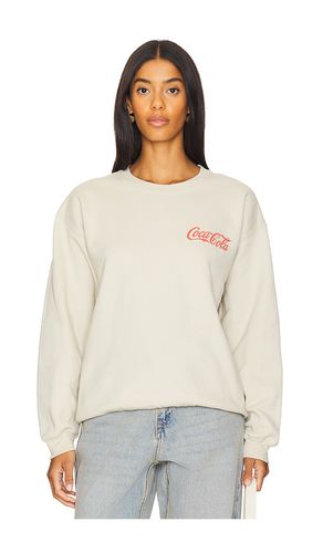 Sudadera coca cola life tastes good en color beige talla L en - Beige. Talla L (también en M, S, XL/1X, XS) - Junk Food - Modalova