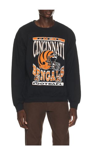Bengals Helmet Crew Fleece Sweatshirt in . - size S (also in M, L, XL/1X) - Junk Food - Modalova