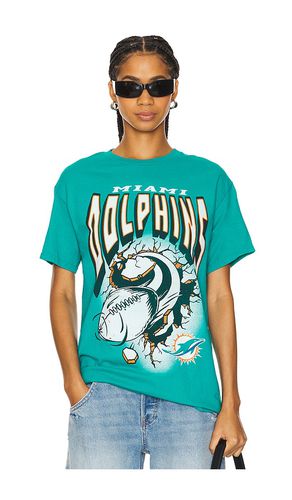 Dolphins Breakthru Tee in . - size L (also in M, XL/1X) - Junk Food - Modalova