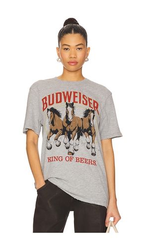 Budweiser King Of Beers Tee in Grey. - size L (also in M, S, XL/1X, XS) - Junk Food - Modalova