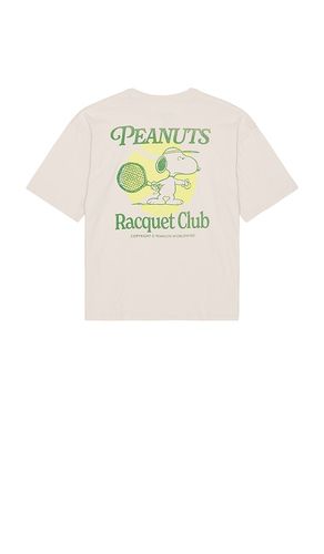 Peanuts Racquet Club Oversized Tee in Metallic Copper. - size L/XL (also in S/M) - Junk Food - Modalova