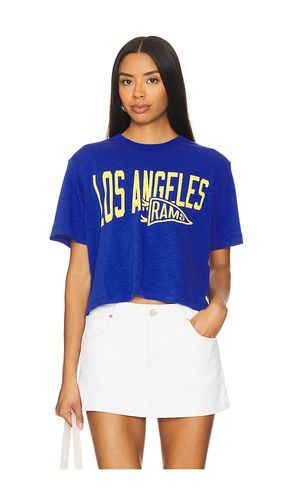 Rams Dual Threat Mock Neck Crop Tee in . - size L (also in M, S, XL) - Junk Food - Modalova