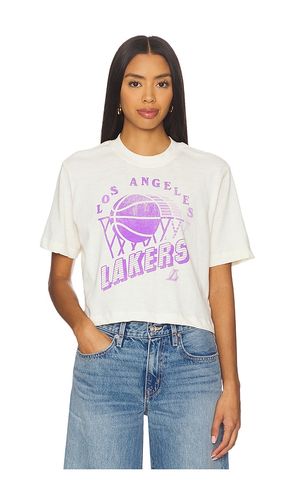 Lakers Lakers Mock Crop Tee in Ivory. - size L (also in M, S, XL/1X, XS) - Junk Food - Modalova