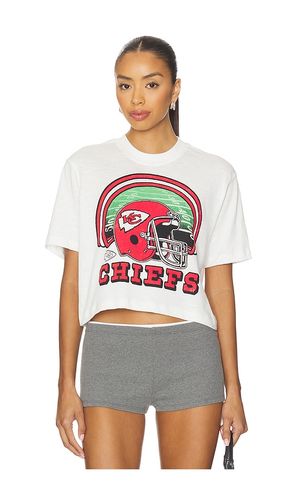 Chiefs Game Time Crop Tee in Ivory. - size L (also in M, S, XL/1X, XS) - Junk Food - Modalova