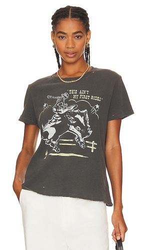 Ain't My First Rodeo Tee in Black. - size M (also in S, XL, XS) - Junk Food - Modalova