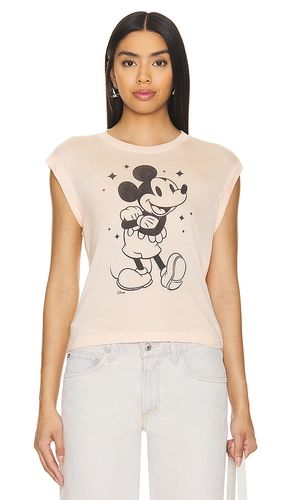 Sparkle Mickey Tee in Peach. - size M (also in XL) - Junk Food - Modalova