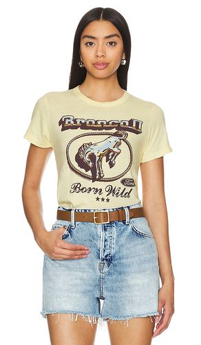 Bronco Born Wild Tee in Yellow. - size L (also in S, XL) - Junk Food - Modalova