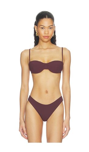 Ingrid Bikini Top in Brown. - size L (also in M, S, XS) - Juillet - Modalova