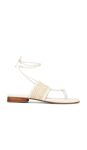 Bamboo Wrap-Around Thong in Cream. - size 10 (also in 11, 7, 8, 9) - Kaanas - Modalova