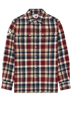 X Robe Giovani Terracotte Flannel Shirt in Brown. - size M (also in S) - Kappa - Modalova