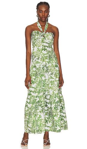 Tania Print Dress in Green. - size L (also in XS) - Karina Grimaldi - Modalova