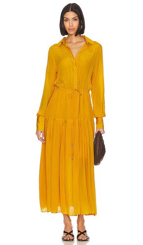 Vestido midi cassandra en color amarillo mostaza talla L en - Mustard. Talla L (también en M, S) - Karina Grimaldi - Modalova